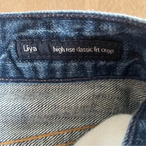 Citizens of Humanity Liya High Rise Classic Fit Crop Jeans - Picture 8 of 16